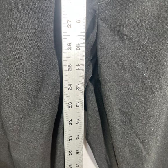 NWT Black Straight-Leg Solid Skinny Fit Men Trouser Pants Size 36R - Picture 9 of 10